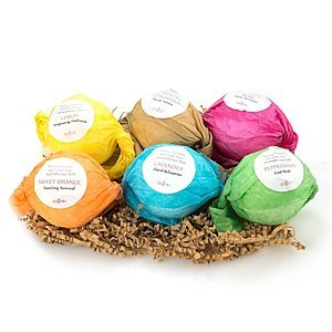 Bath Bombs Gift Set Anjou Colorless 6 x 3.5 oz lush Fizzies Spa Kit, Perfect for Bubble Bath ... $6.99 ac / sss eligible @ amazon