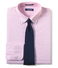 Lands' End Men's No Iron Supima Dress Shirts from $15.98 + Free S/H $50+