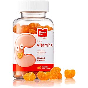 60-Ct Chapter One Chewable Vitamin C (125Mg) Gummies $3.72 w/ S&S at Amazon