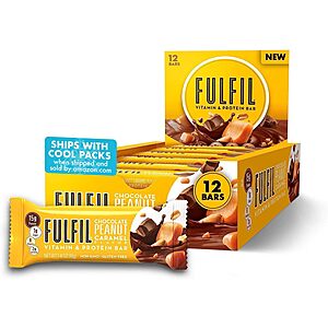 12-Count FULFIL Vitamin & Protein Snack Sized Bars w/ 15g Protein $11.50 w/ Subscribe & Save