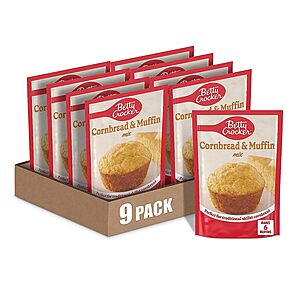 Betty Crocker Cornbread and Muffin Baking Mix, 6.5 oz. (Pack of 9) $4.12