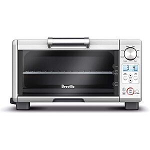 Breville 1800W Mini Smart Toaster Oven, Brushed Stainless Steel, BOV450XL $108.79