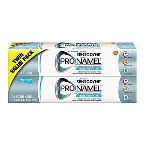 Sensodyne Pronamel Toothpaste for Tooth Enamel Strengthening, Fresh Breath, 4 Ounce (Pack of 2) AS LOW AS $6.97 AC 5+S&S