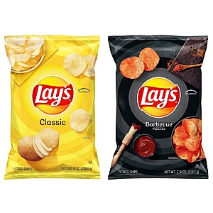 Frito-Lay Chips & Snacks (various flavors):  Doritos 6 for $13.45, Lay's Potato Chips 6 for $9.70 + Free Store Pickup at Walgreens ($10 Minimum Order)