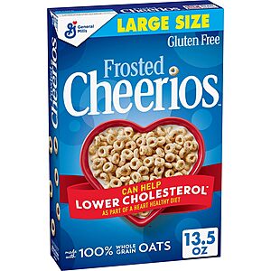 13.5-Ounce Frosted Cheerios Breakfast Cereal $2.60 w/ S&S + Free Shipping w/ Prime or on $35+