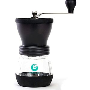 Coffee Gator Manual Hand Crank Adjustable Burr Coffee Grinder $10