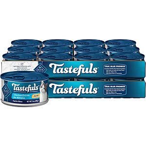 24-Count 3-Oz Blue Buffalo Tastefuls Natural Kitten Pate Wet Cat Food $15.70 w/ S&S + Free Shipping w/ Prime or on $35+