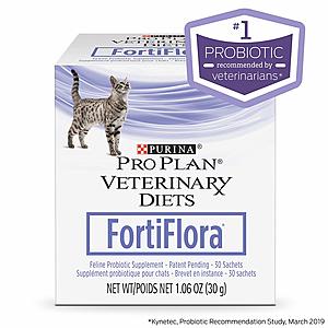 Purina Fortiflora Cat Probiotic - 30 ct. Box at Amazon Subscribe & Save $15.94