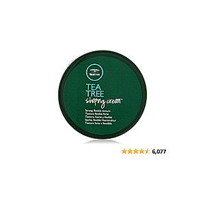 Tea Tree Shaping Cream, Hair Styling Cream, Long-Lasting Hold, Matte Finish, For All Hair Types, 3.0 fl. oz. - $7.61