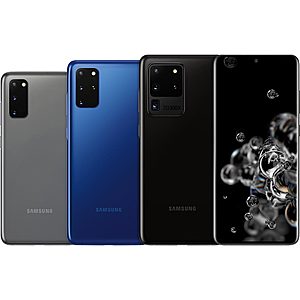 Free Sprint Samsung Galaxy S20 5G 128GB smartphone via bill credits + $100 Samsung credit when you pre-order, add a new line and trade in select phones in any condition