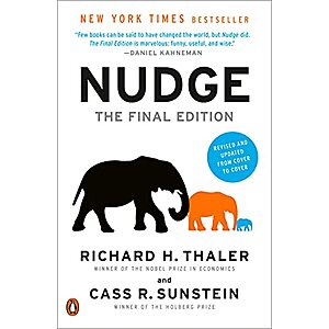 Nudge: The Final Edition (eBook) by Richard H. Thaler, Cass R. Sunstein $1.99