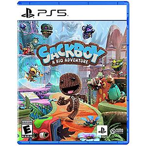 Sackboy: A Big Adventure (PS5 or PS4) $20 + Free Curbside Pickup