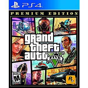 Grand Theft Auto V Premium Edition Playstation 4 - $10.00 - Amazon
