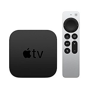 32GB Apple TV 4K Streaming Media Player (2nd Gen; 2021 Model) - $79.97 + F/S - Amazon