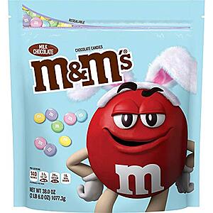 38-Oz M&M'S Easter Milk Chocolate Candy Party Size Bag - $8.98 - Amazon