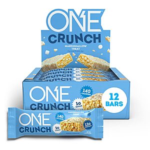 $12.22 /w S&S: 12-Count ONE Protein Bars Crunch Treat (Marshmallow)