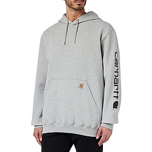 $35.99: Carhartt Men's Loose Fit Midweight Logo Sleeve Graphic Sweatshirt
