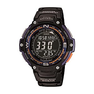 $28.13: Casio Men's SGW-100-2BCF Twin Sensor Digital Display Watch (Black)