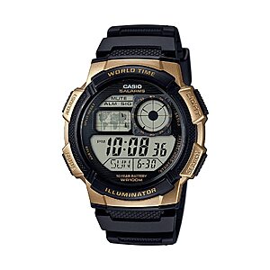 $12.74: Casio Illuminator Men's Watch (Black)