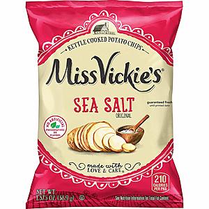 Miss Vickie's Sea Salt Kettle Chips, Pack of 28 - $10.52 w/5% S&S and $4.00 Coupon