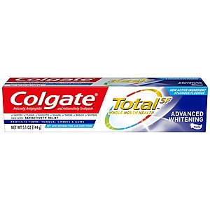 Walgreens w/store pick up; THREE Tubes of Select CREST TOOTHPASTE and TWO TUBES of Select Colgate Total  $8 a/digital coupons, get $4 Wags Cash & $5 Register Rewards Back