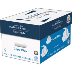 OFFICE DEPOT Hammermill® Copy Plus Paper, Letter Size (8 1/2" x 11"), 92 Bright 500 Sheets Per Ream, Case Of 10 Reams $42.29 sub/save shipped, earn $8.40-10.50 in rewards back