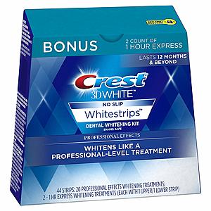 22-Treatment Crest 3D White Pro Effects Whitestrips Kit $25 + Free Shipping