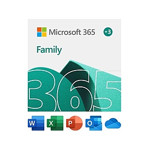 15-Month Microsoft 365 Family (6 Users) + 12-Month NordVPN Internet Privacy Combo $70