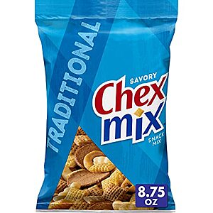8.75-Oz Chex Mix Snack Bag (Traditional) $2
