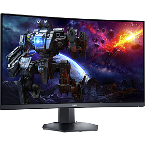 Dell - S3222DGM 32" LED Curved QHD FreeSync 165Hz Gaming Monitor- Best Buy $249.99