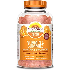 90-Count Sundown Vitamin C Gummies with Rosehips $3.95 + Free Shipping w/ Prime or $25+