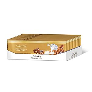 5-Count 10.6-Oz Lindt Swiss Premium Classic Gold Bar (Milk Chocolate Hazelnut) $15.15 + Free S&H w/ Prime or $25+