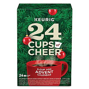 24-Count Keurig K-Cup Pods Advent Calendar (24 Cups of Cheer) $9.35 at Bed Bath & Beyond w/ Free Store Pickup