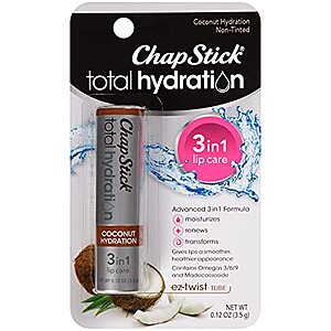 ChapStick Total Hydration Lip Balm (Coconut) $1.75 w/ Subscribe & Save