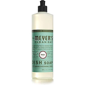 16-Oz Mrs. Meyer's Liquid Dish Soap (Basil) 2 for $5.60 + Free S&H w/ Prime or $25+