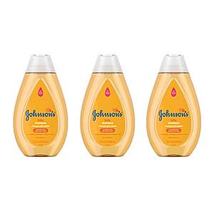 3-Pack 13.6-Oz Johnson's Baby Shampoo w/ Tear-Free Formula $8.50 w/ S&S + Free Shipping w/ Prime or on $25+