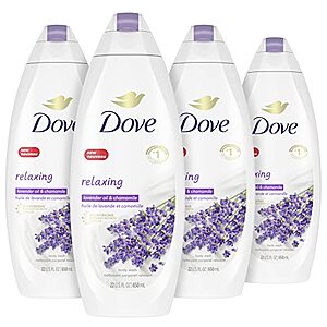 4-Count 22-Oz Dove Relaxing Lavender Oil & Chamomile Body Wash $14.65 w/ S&S + Free Shipping w/ Prime or $25+
