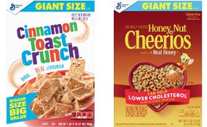 Kroger digital coupon, General Mills GIANT size cereals, $1.99, use up to 5 times