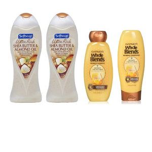 2x Garnier Whole Blends Shampoo/Conditioner and 2x SoftSoap Body Wash - $9 + get $5 walgreens cash back- Free store pickup $9.36