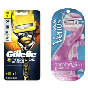 Gillette Fusion ProShield Mens Razor and  Venus ComfortGlide White Tea Women's Razor - $13.38 + get additional $10 walgreens cash back