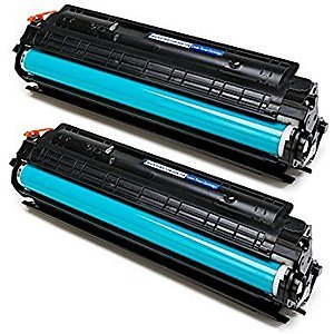 2-pack Black Toner CRG128/CE278A for Canon 128 & HP 78A Laser Printers by Miroo - $9.09 AC + Prime FS