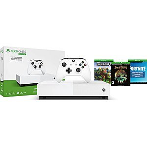 1TB Xbox One S All-Digital Edition Console w/ 3 Games $115 + Free Shipping