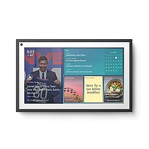 Echo Show 15, Full HD 15.6" smart display for family organization with Alexa - $189.99