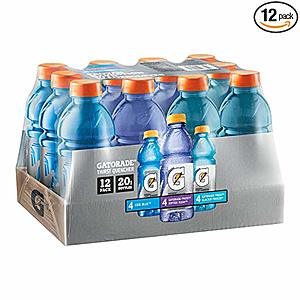 12-Pack 20-Oz Gatorade Frost Thirst Quencher (Variety Pack) $6.70 w/ S&S + Free S&H