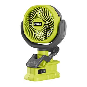Ryobi ONE+ 4in Clamp Fan (PCF02B), Factory BLEMISHED, $16 FS
