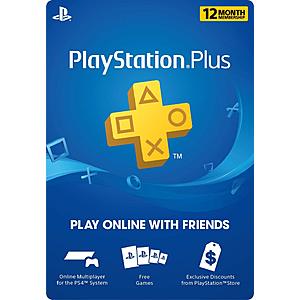 1-Year Sony PlayStation Plus Membership (Digital Delivery) $45