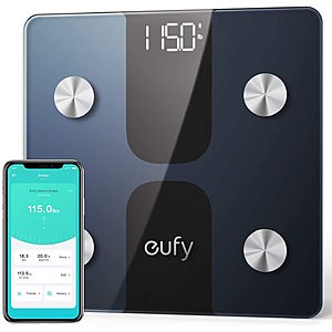 eufy Smart Scale C1 w/ Bluetooth (Black/White) $19 + Free Shipping