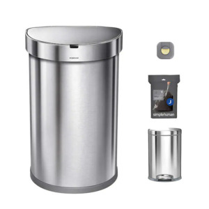 Simplehuman 45L Semi Round Sensor Can and 4.5L Step Can-$100.  Reg retail $200.  F/S for Costco members only.