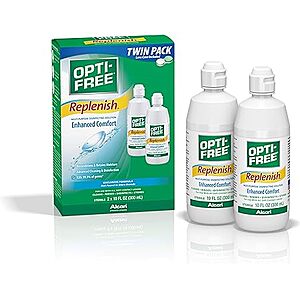 Opti-Free Replenish Multi-Purpose Disinfecting Solution 20oz $11.  Reg $17.  F/S for Amazon prime members.