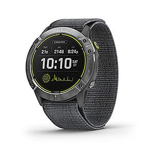 Garmin Enduro GPS Watch (Steel with Gray UltraFit Nylon Band) $399 + Free Shipping